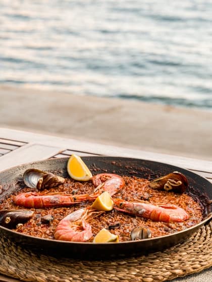 Reisgerichte und Paella im Casanova Restaurante